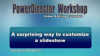 A surprising way to customize a slideshow