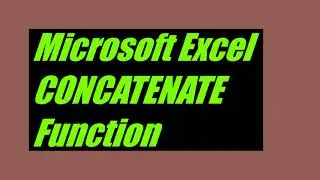 Concatenate Excel with examples and how to use it