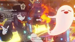[Genshin Impact] Hu Tao / Childe Combo || Floor 12-3-1 (44s)