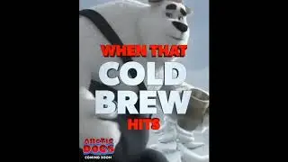 When that cold brew hits