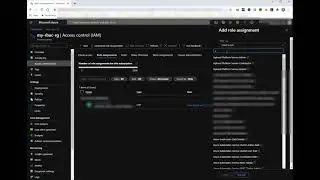 Azure Apply RBAC in the Azure Portal