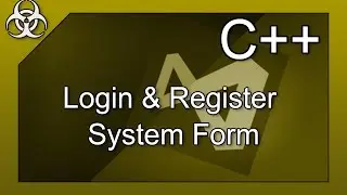 Login System with Registration & Filestoring & Filesystem C++ Tutorial Visual Studio