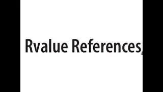 rvalue references