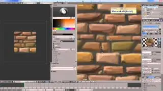 Create hand painted tileable textures using Blender