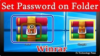 Password Protect a file or folder using Winrar |  Lock Archive in WinRAR | Set password for WINRAR