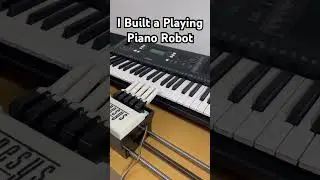 I Built this Playing Piano Robot ( GENESYS ) #engineering #music
