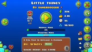 Hard demon with early secret way! Geometry Dash 2.2
