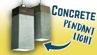 Learn How To Cast Concrete Like A PRO – DIY Concrete Pendant Light