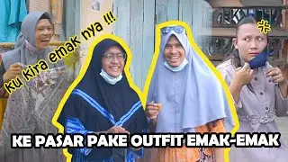 Ngakak!!! Reaksi Emak-emak Liat Cowo Ke Pasar Pake Daster!!!