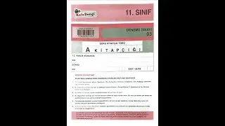 KAFADENGİ 11  SINIF 3   DENEME FİZİK ÇÖZÜMLERİ