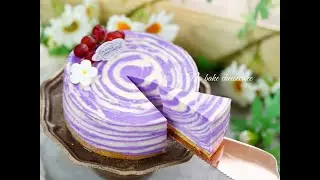 免烤箱甜品~雙色牛奶芝士蛋糕~30分鐘完成/彩虹芝士蛋糕簡易版 How to make No Bake Cheese Cake easy recipe