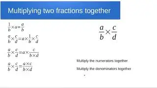 Multiplying Fractions