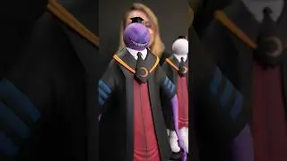 Assassination Classroom Koro-sensei Purple and White Variant Super Figure Collection Statues