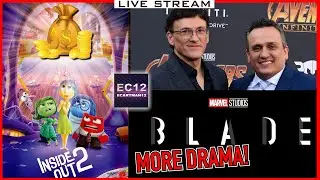 Inside Out 2 HUGE 2ND Week Box Office| MCU Blade Mahershala Ali's Fault? | Russo Bros Return to MCU?