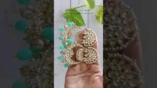 #ajiohaul #chandabali #earrings #ajio #jewelleryhaul  2023 #telugu #ytviral #jewellery #shorts