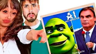 o Gartic com INTELIGÊNCIA ARTIFICIAL ficou MALUCO - Art Impostor