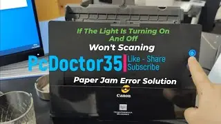 ALL CANON SCANNER Paper Jam SENSOR ERROR SOLUTION FIX