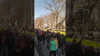 Протест украинцев в оккупированном Херсоне