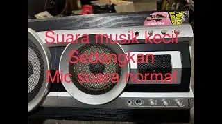 Speaker aktif POLYTRON suara kecil