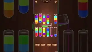 Color Water Sort Woody Puzzle Level 100 Walkthrough Solution Android/iOS