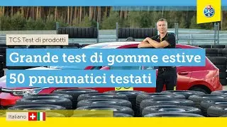 Il più grande test di pneumatici estivi del TCS nel 2023: testati 50 modelli tra economici e premium