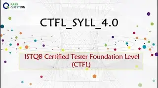CTFL_SYLL_4.0 Exam Questions - ISTQB Certified Tester Foundation Level (CTFL)