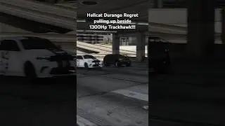 1300Hp Trackhawk Vs Durango!! 