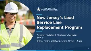 Lead Service Line Replacement Program Progress Update Webinar