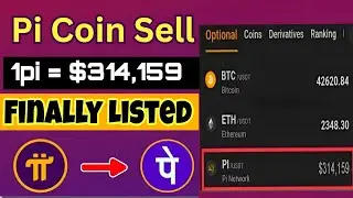 Good News 💥 Pi Network Finally Listed New Update ll Pi Coin Sell 😱 1pi = $314,159 🤑🎉 #pinetwork #pi