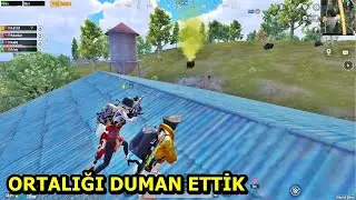 ORTALIĞI DUMAN ETTİK ! HER YERE DALDIK PUBG MOBİLE