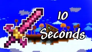 Best Early Game Terraria Weapon In 10 Seconds | Terraria How To Get Starfury Fast !!!