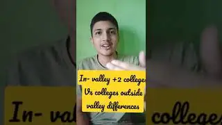 main difference between in  valley +2 college and outside valley.