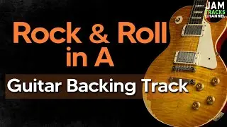 Rock & Roll Guitar Backing Track in A (Led Zep)