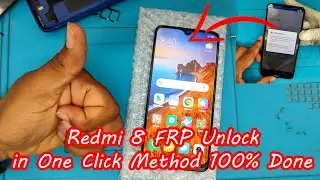 Redmi 8 FRP Unlock in One Click Method 100% Done ✔️✔️ / Redmi Pin+Pattern+FRP Unlock in Unlock Tool