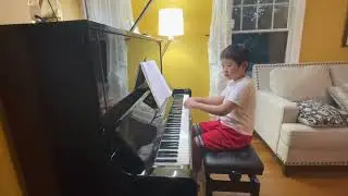 A trial flight from John Thompson’s modern course for the piano the second grade book