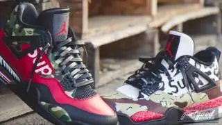 How to: SUPREME X BAPE Jordan 4 Tutorial!