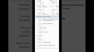 How to check CAP allotment for Engineering I CAP Rounds I Allotment status