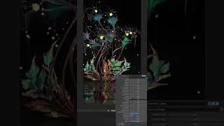 Procedural Fantasy Flowers in #blender #blender3d 🌹
