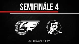 4.semifinále: LHK Jestřábi Prostějov - Valašský hokejový klub
