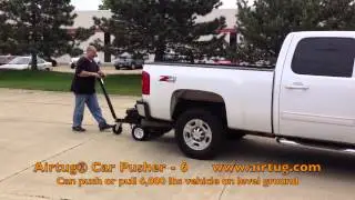 Airtug® Car Pusher -6   pushing a truck