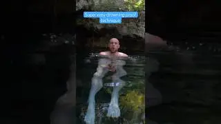 Secret method for deep water swimming #travel #swimming #danswim