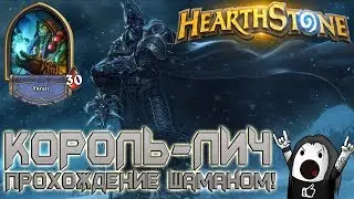 Hearthstone ГАЙД: ПРОХОЖДЕНИЕ КОРОЛЯ ЛИЧА | Прохождение Шаманом Короля Лича бюджетной колодой!