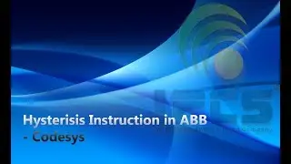 How to use  Hysteresis instruction in ABB - CoDesys V2.3
