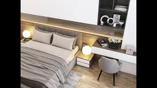 3Ds Max Bedroom Interior Tutorial Modeling Design Vray Render + Photoshop Final Part