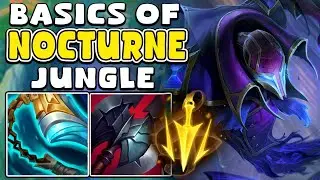 Learn how to play Nocturne Jungle in Season 13 & CARRY + Best Build/Runes | Nocturne Jungle Guide