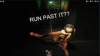 what happens when you RUN PAST The Figure in DOOR 100?!