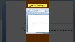 Different types of line shortcut key in Ms word #viral #computer #msoffice #msword #subscribe