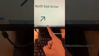 North East Arrow Symbol Shortcut 