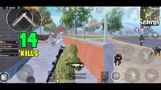 Pubg Mobile Full Classic Match Gameplay || (m249+S686)||14+ kill.By Xioami Readmi Note8 || Rohan AR