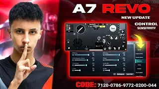 (2024) A7 REVO New Update Sensitivity Code & A7 REVO Control code Pubg/A7 Revo Sensitivity